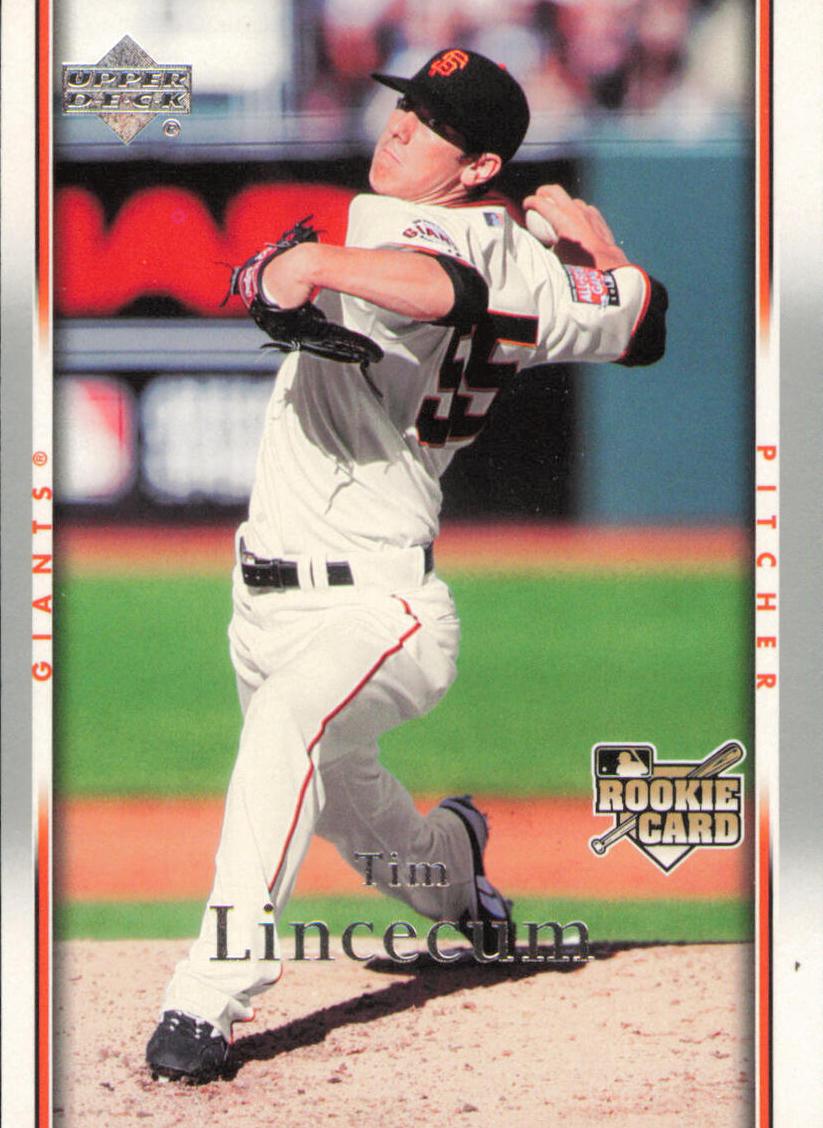 2007 Upper Deck Baseball Tim Lincecum #918