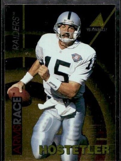 1995 Pinnacle Club Collection Football Jeff Hostetler #13