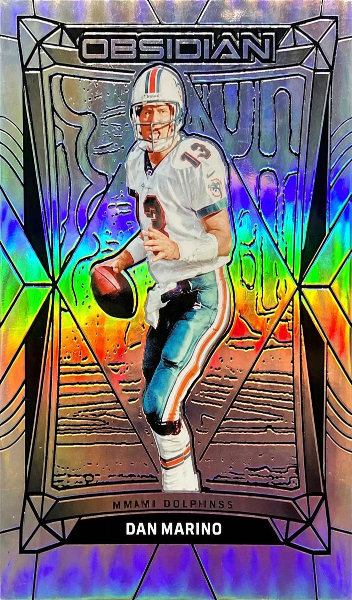 2024 Panini Obsidian Football Silver Dan Marino #123