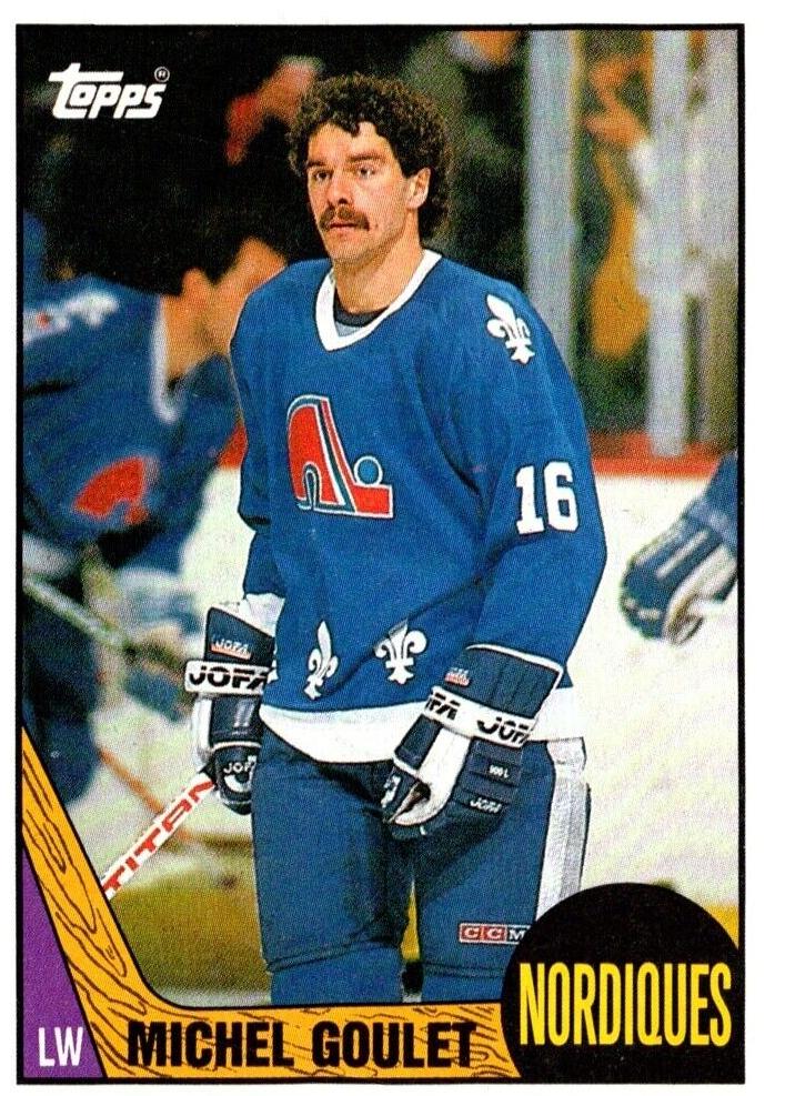 1987 Topps Hockey Michel Goulet #77