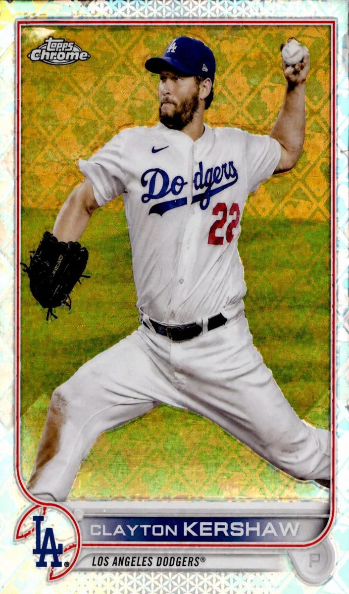 2022 Topps Chrome Logofractor Baseball Clayton Kershaw #23
