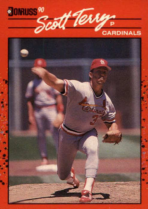 1990 Donruss Baseball Scott Terry #418