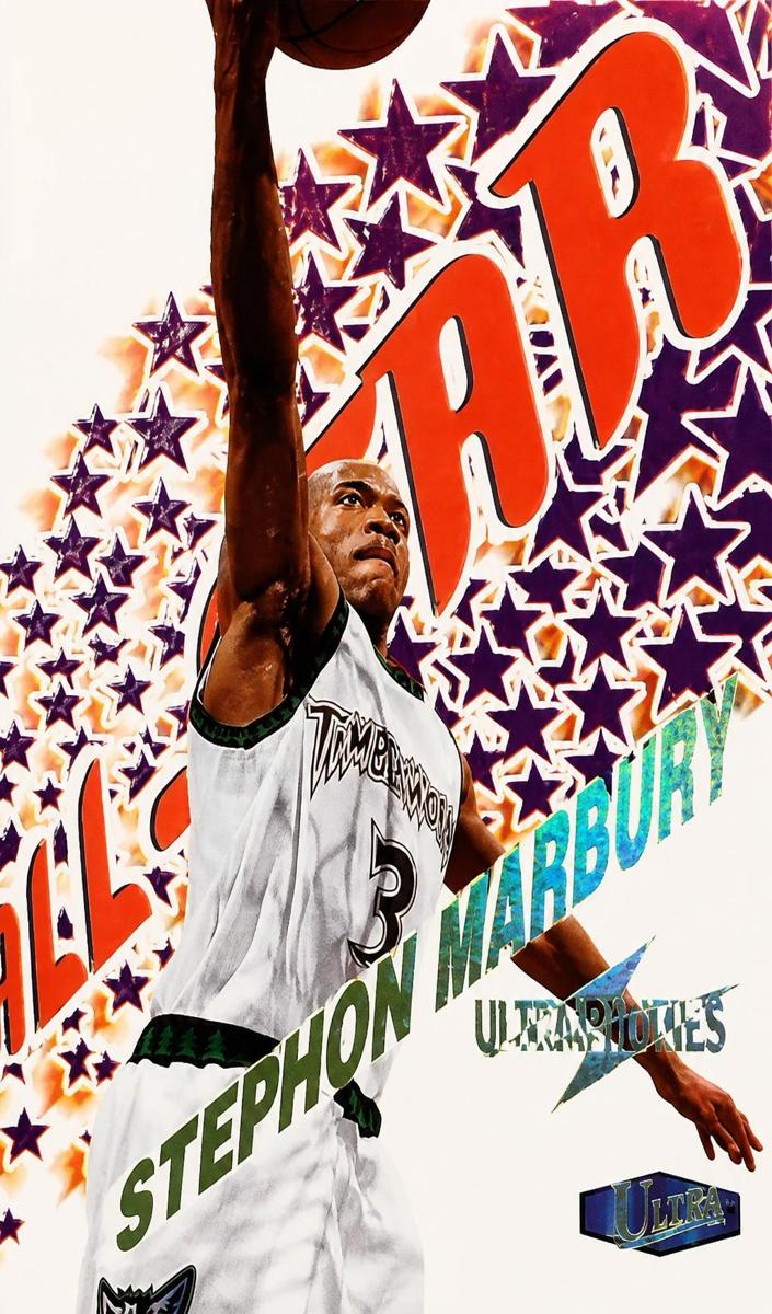 1997 Fleer Ultra Basketball All-Star Stephon Marbury #5AS PSA 9