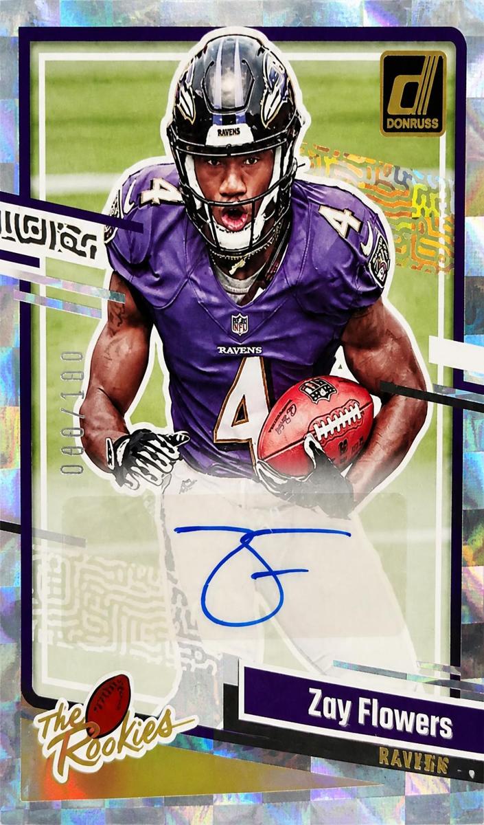 2023 Panini Donruss Football Zay Flowers #9 PSA 8.5