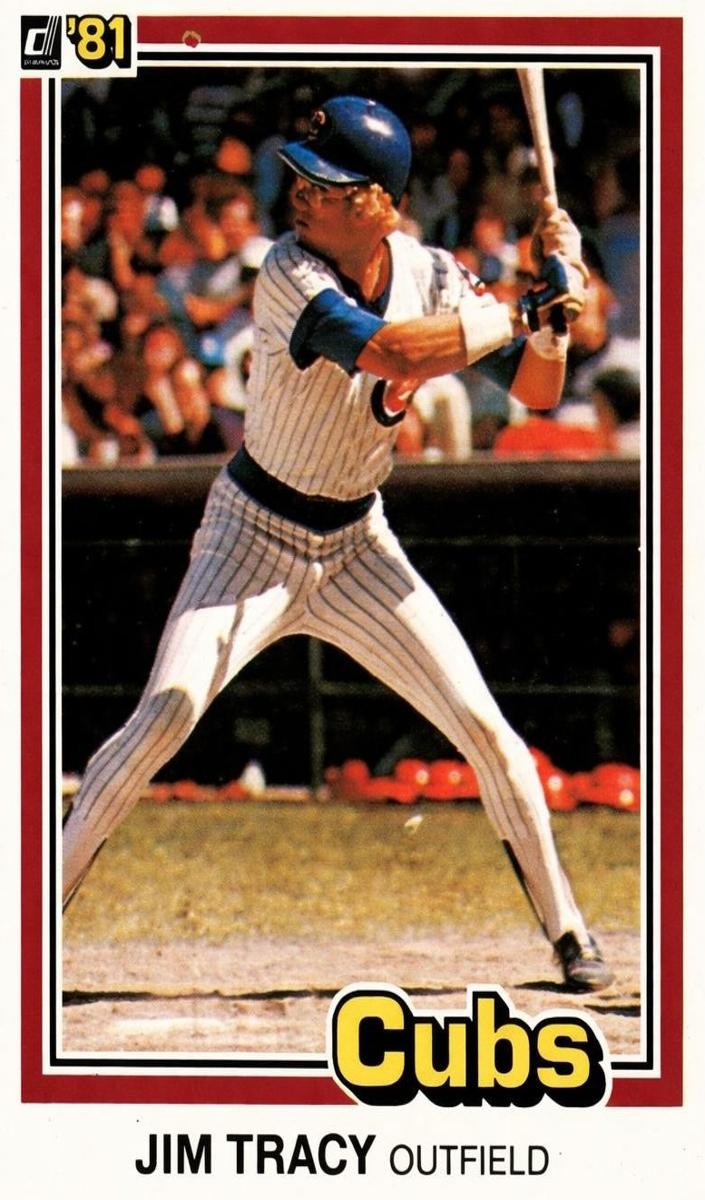 1981 Donruss Baseball Jim Tracy #520 PSA 10