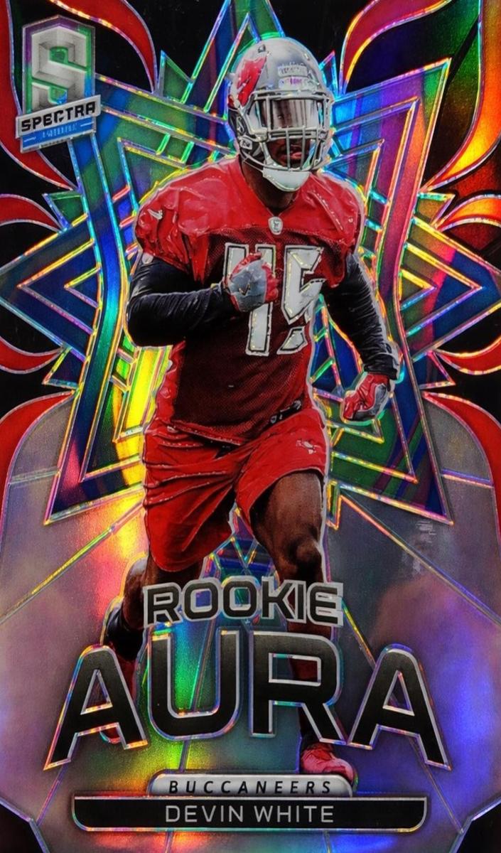 2019 Panini Spectra Football Neon Marble Devin White #RA-30
