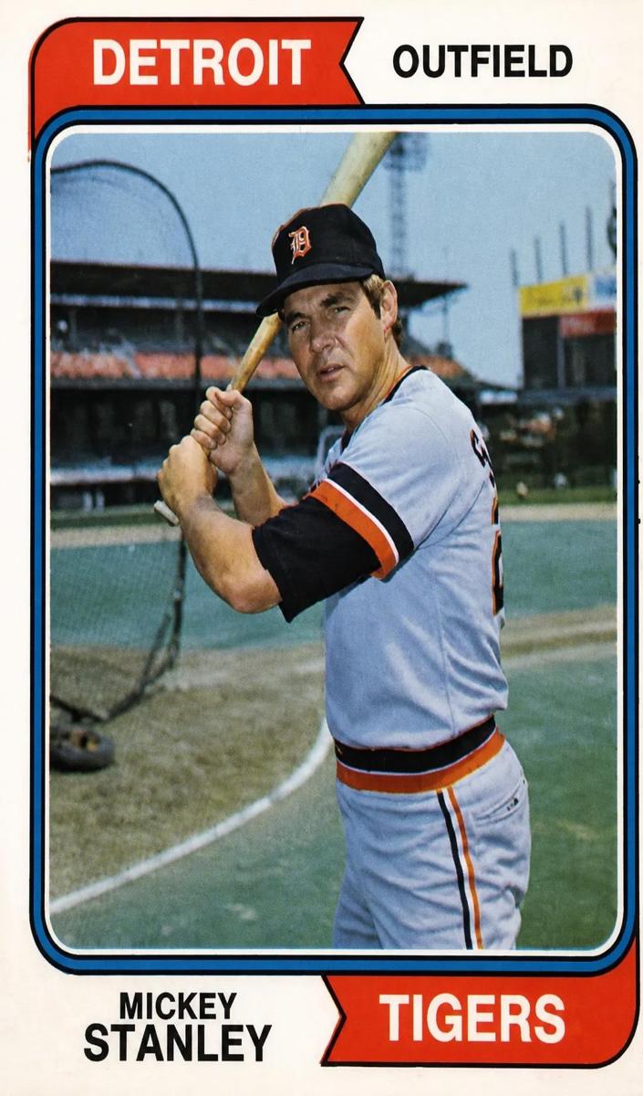 1974 O-Pee-Chee Baseball Mickey Stanley #530