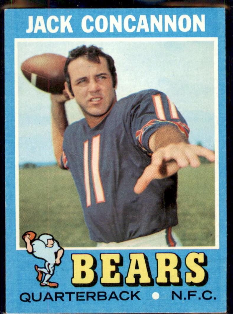 1971 Topps Football Jack Concannon #262