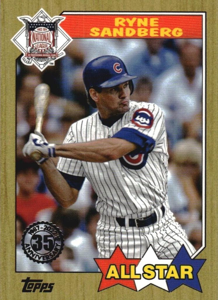 2022 Topps Baseball Ryne Sandberg #87AS-17
