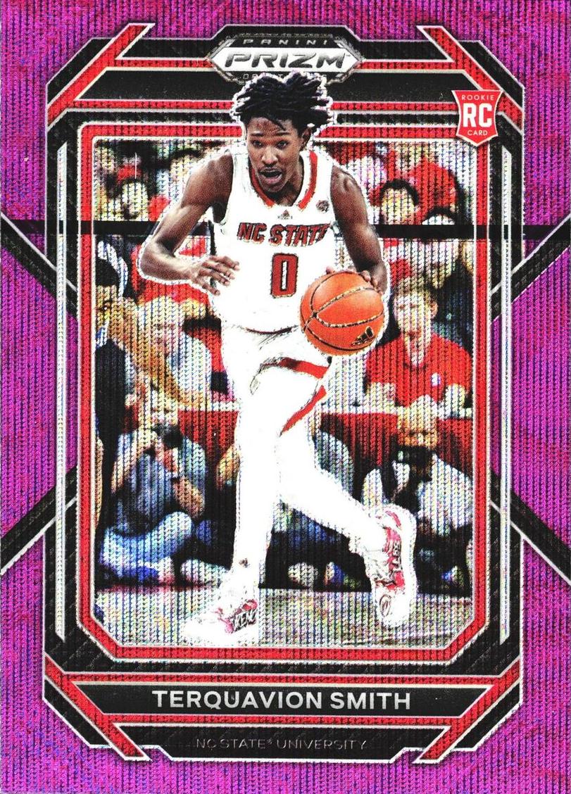 2023 Panini Prizm Draft Picks Basketball Purple Wave Terquavion Smith #10