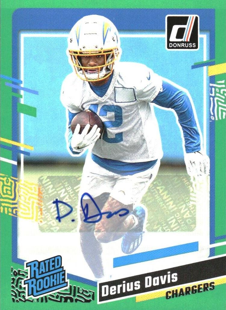 2023 Panini Donruss Football Green Derius Davis #351