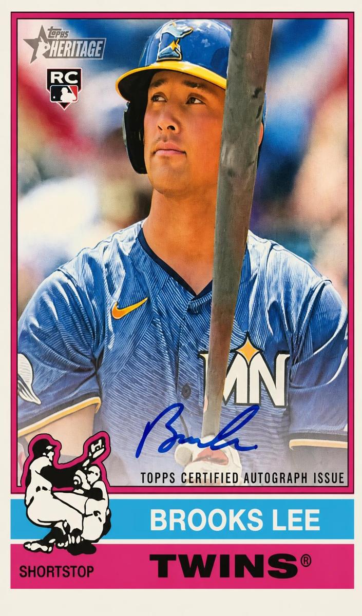 2025 Topps Heritage Baseball Brooks Lee #ROA-BL