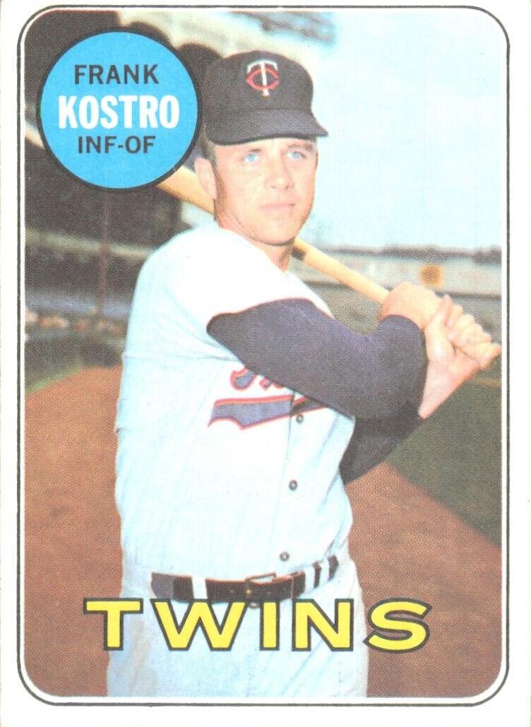 1969 Topps Baseball Frank Kostro #242 PSA 6