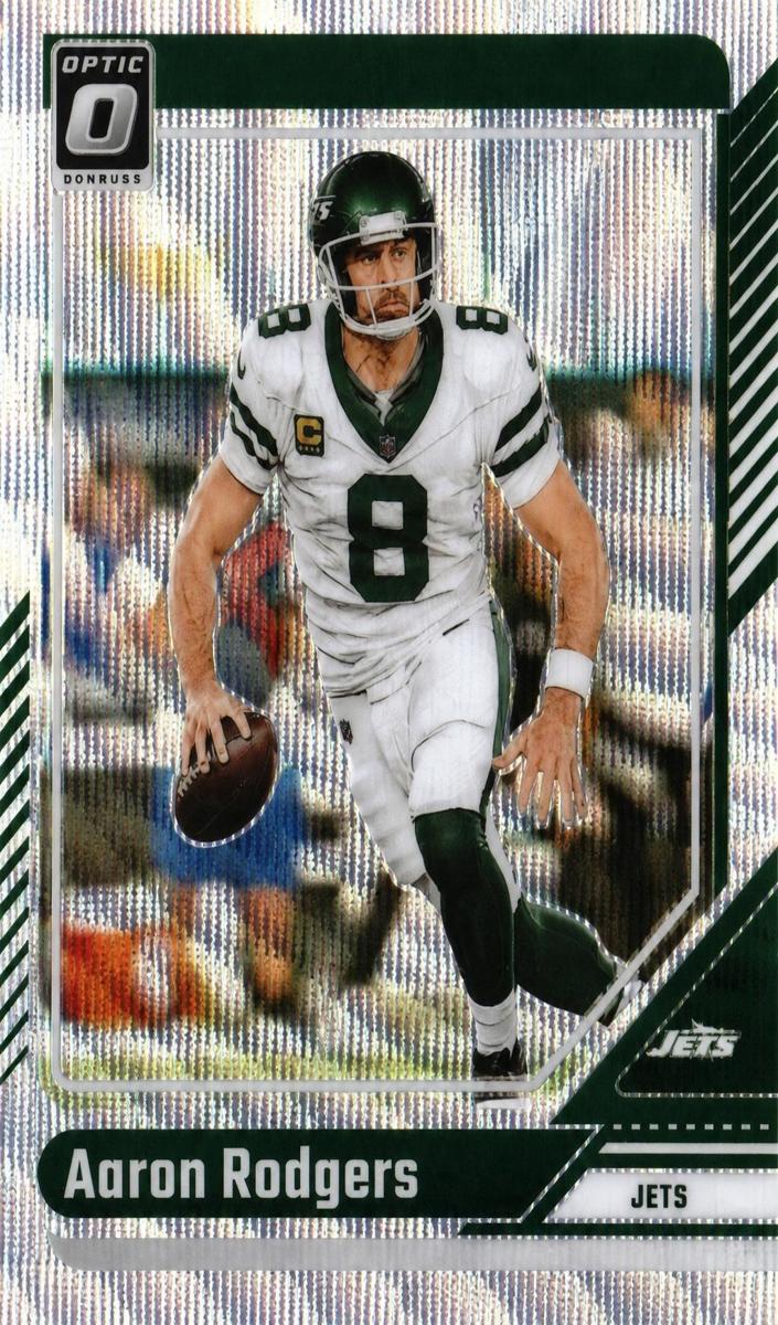 2024 Donruss Optic Football Wave Aaron Rodgers #152