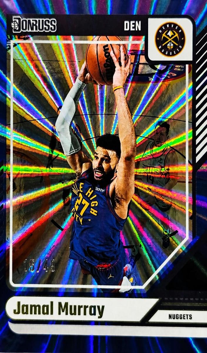 2024 Panini Donruss Basketball Holo Blue Laser Jamal Murray #62