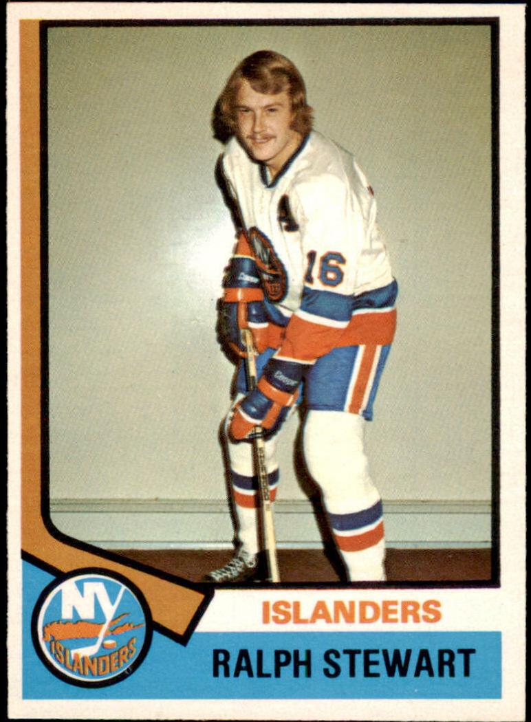 1974 O-Pee-Chee Hockey Ralph Stewart #158 PSA 8