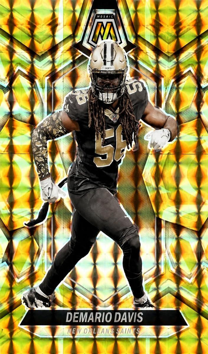 2024 Panini Mosaic Football Reactive Yellow Demario Davis #160