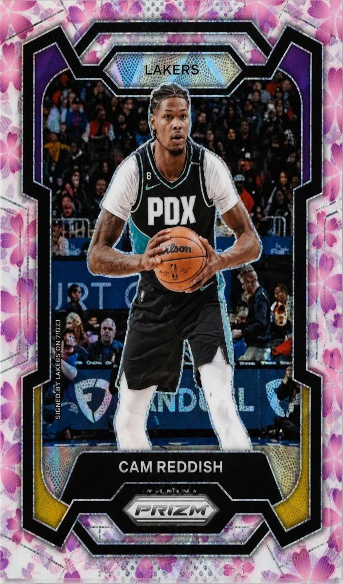 2023 Panini Prizm Basketball Choice Cherry Blossom Cam Reddish #230