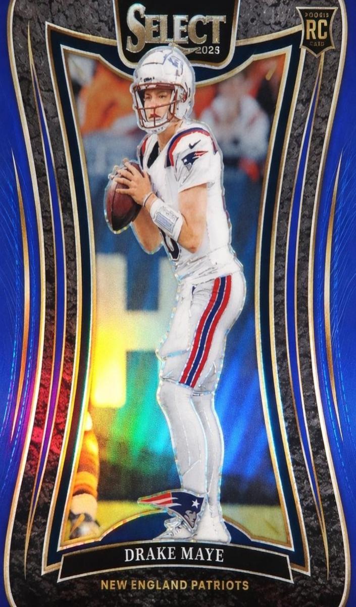 2024 Panini Select Football Blue Drake Maye #379