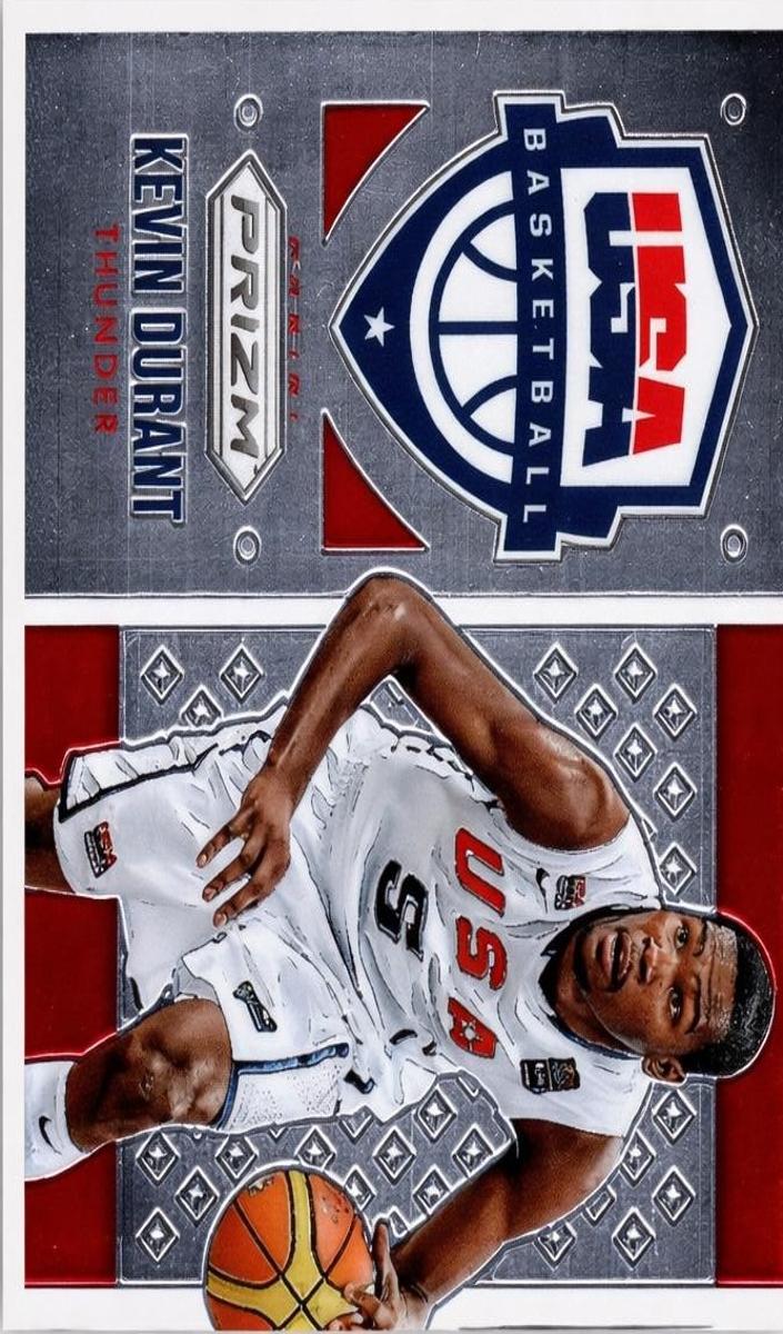 2015 Panini Prizm Basketball Kevin Durant #9 PSA 9