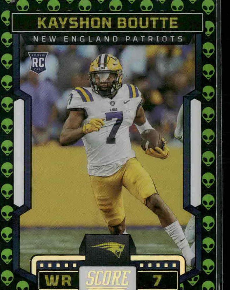 2023 Panini Score Football Extraterrestrial Kayshon Boutte #350 PSA 6.5