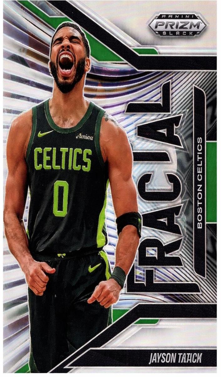 2024 Panini Prizm Black Basketball Silver Jayson Tatum #8 PSA 8