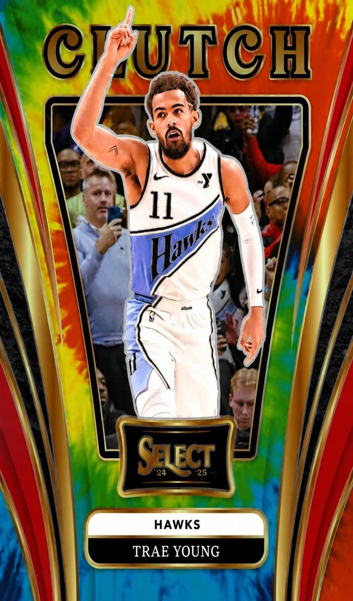 2024 Panini Select Basketball Tie-Dye Trae Young #23