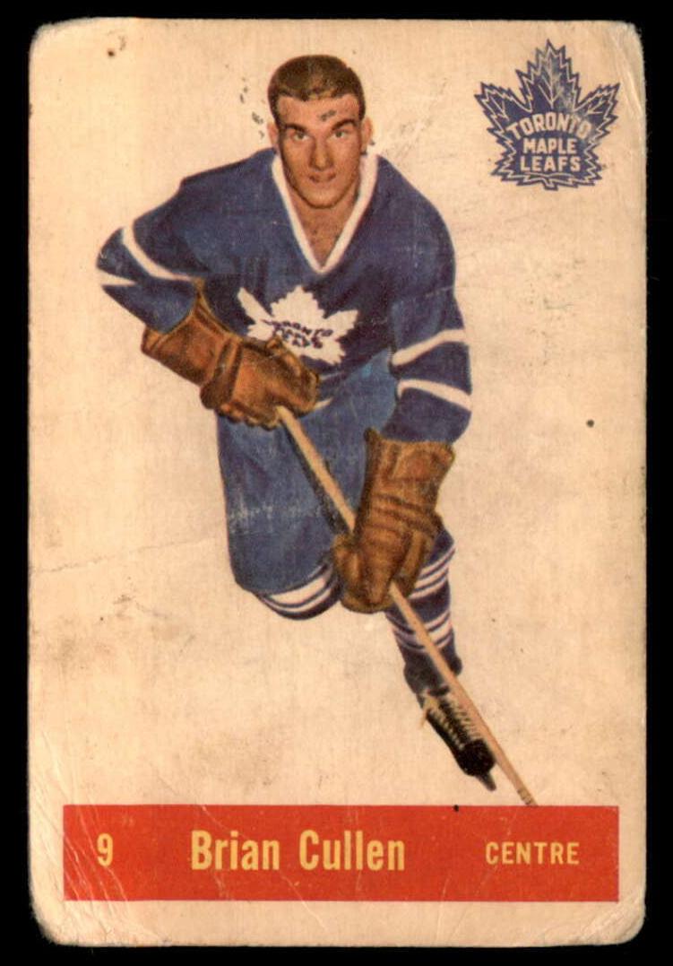 1957 Parkhurst Hockey Brian Cullen #9