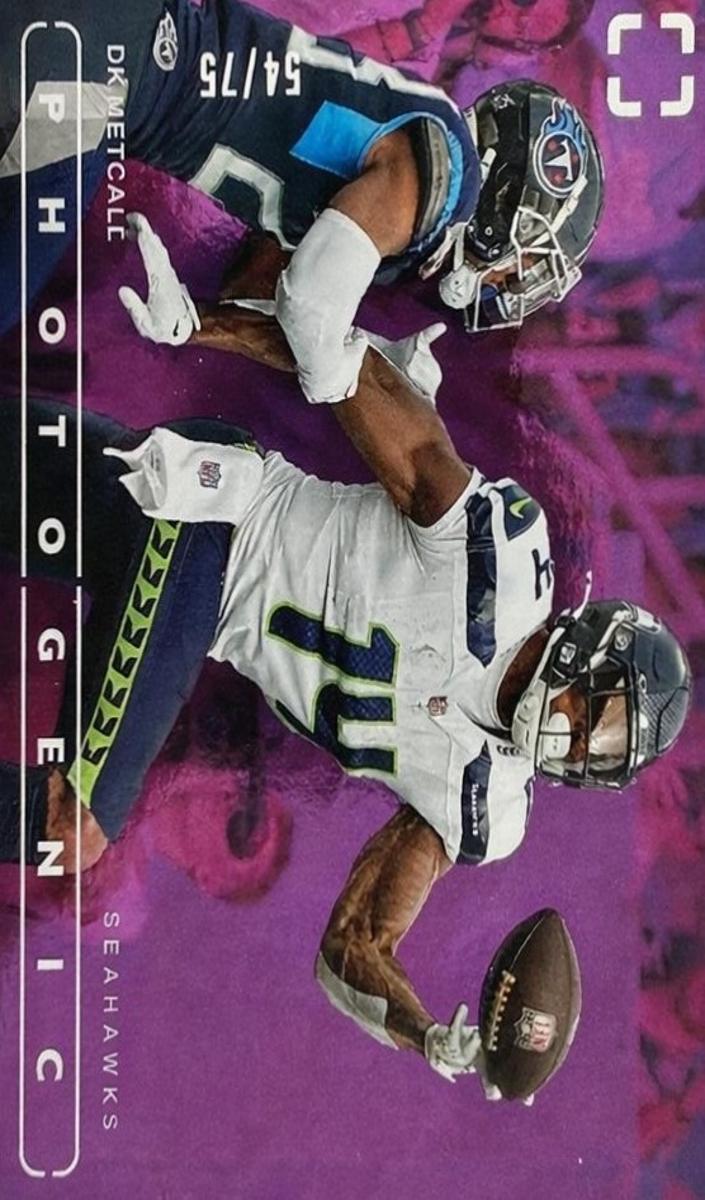 2024 Panini PhotoGenic Football Purple DK Metcalf #38