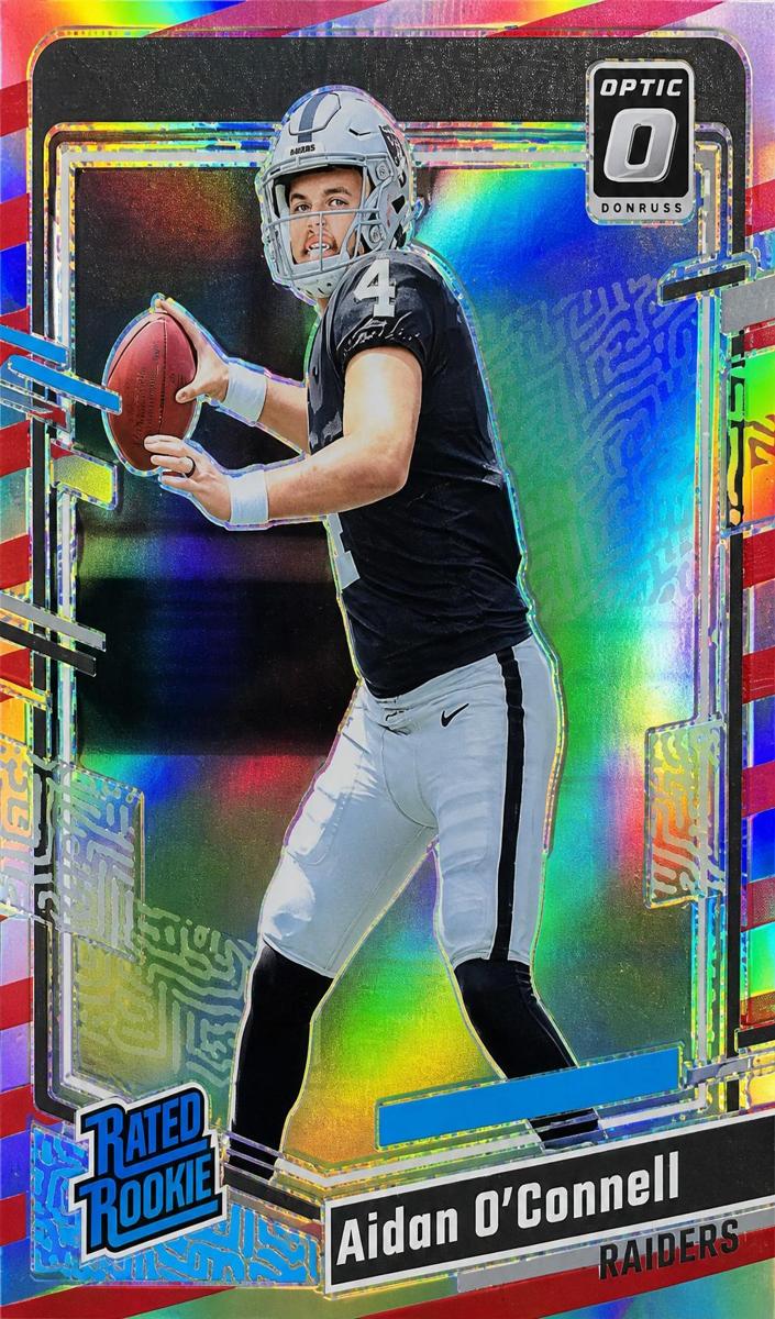 2023 Donruss Optic Football Freedom Aidan O'Connell #258 PSA 9