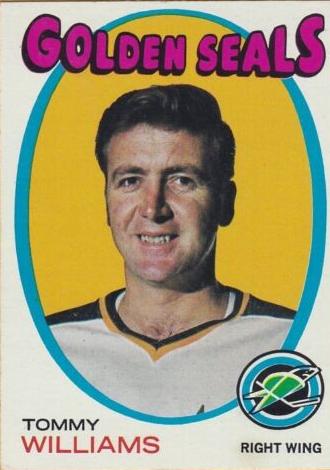 1971 Topps Hockey Tommy Williams #31 PSA 7.5