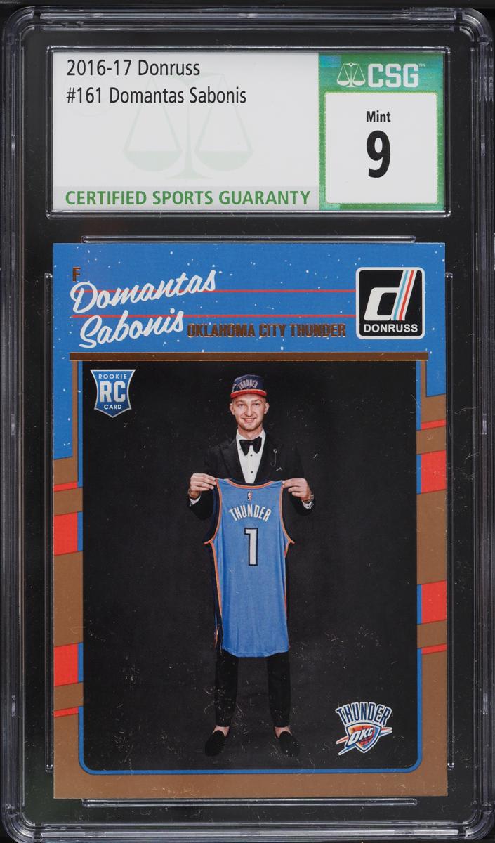 2016 Panini Donruss Basketball Domantas Sabonis #161 PSA 9
