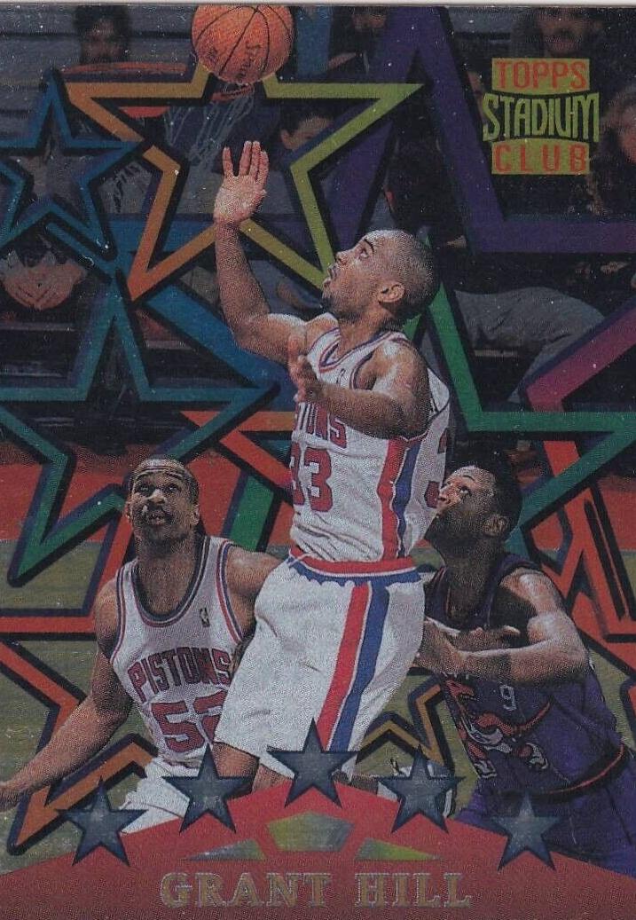 1996 Topps Stadium Club Basketball Grant Hill #SF2 PSA 9