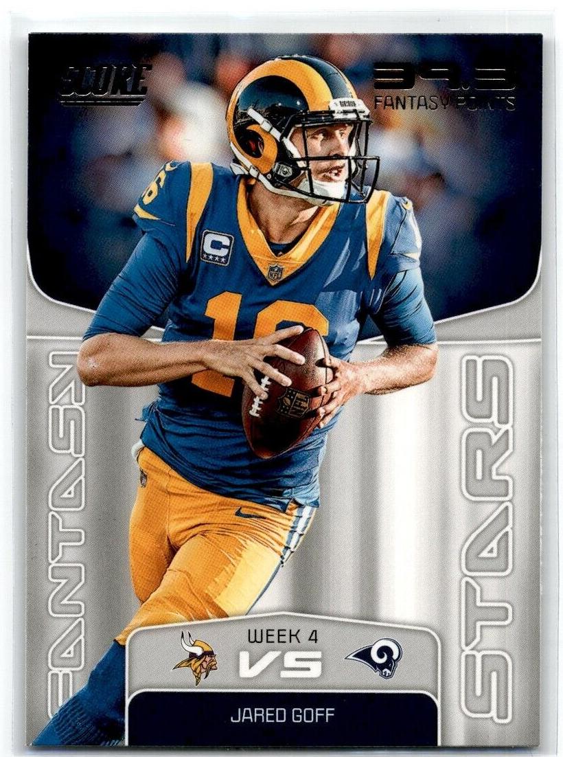 2019 Panini Score Football Jared Goff #FS-5