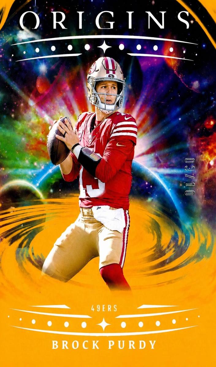 2025 Panini Origins Football Gold Brock Purdy #23