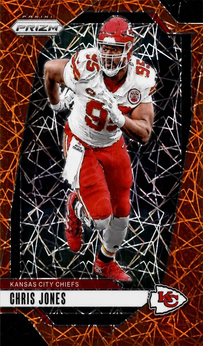2024 Panini Prizm Football Lazer Chris Jones #143