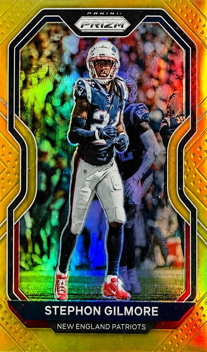 2020 Panini Prizm Football Gold Prizm Stephon Gilmore #24 SGC 9