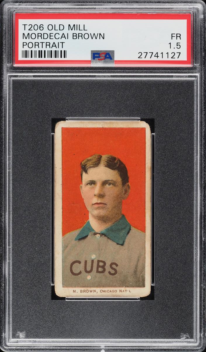 1909-11 T206 Baseball Portrait Mordecai Brown #NNO