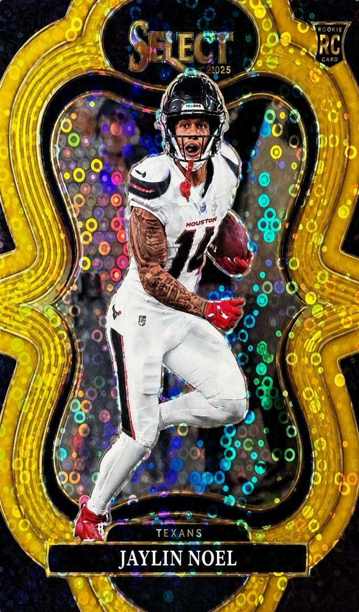 2025 Panini Select Football Gold Disco Jaylin Noel #336
