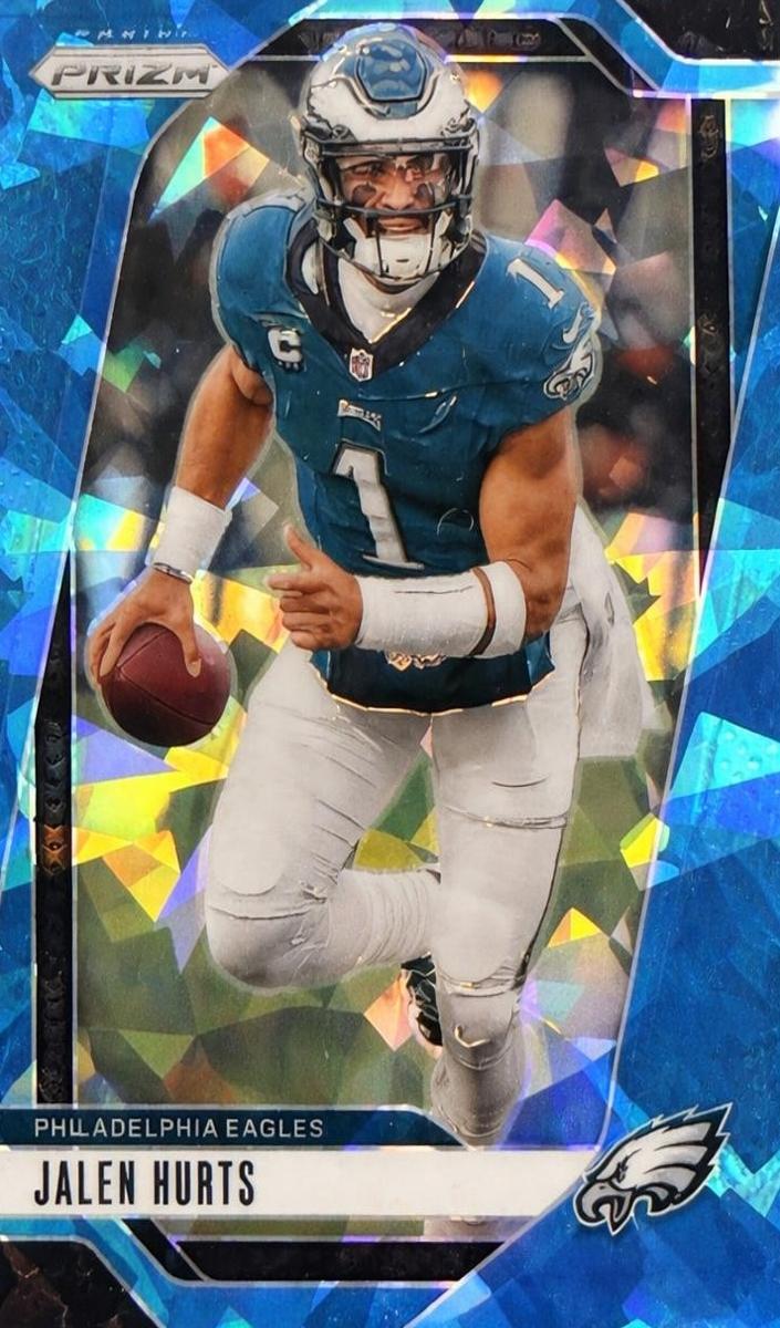 2024 Panini Prizm Football Blue Ice Jalen Hurts #231 PSA 9