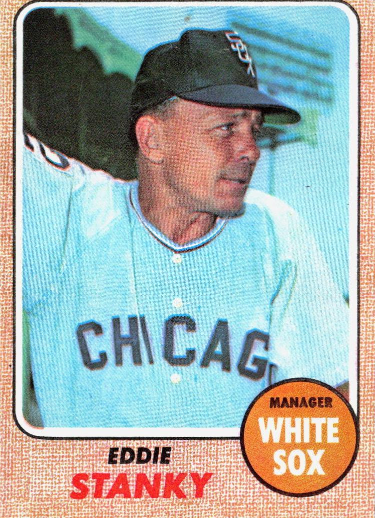 1968 Topps Baseball Eddie Stanky #564
