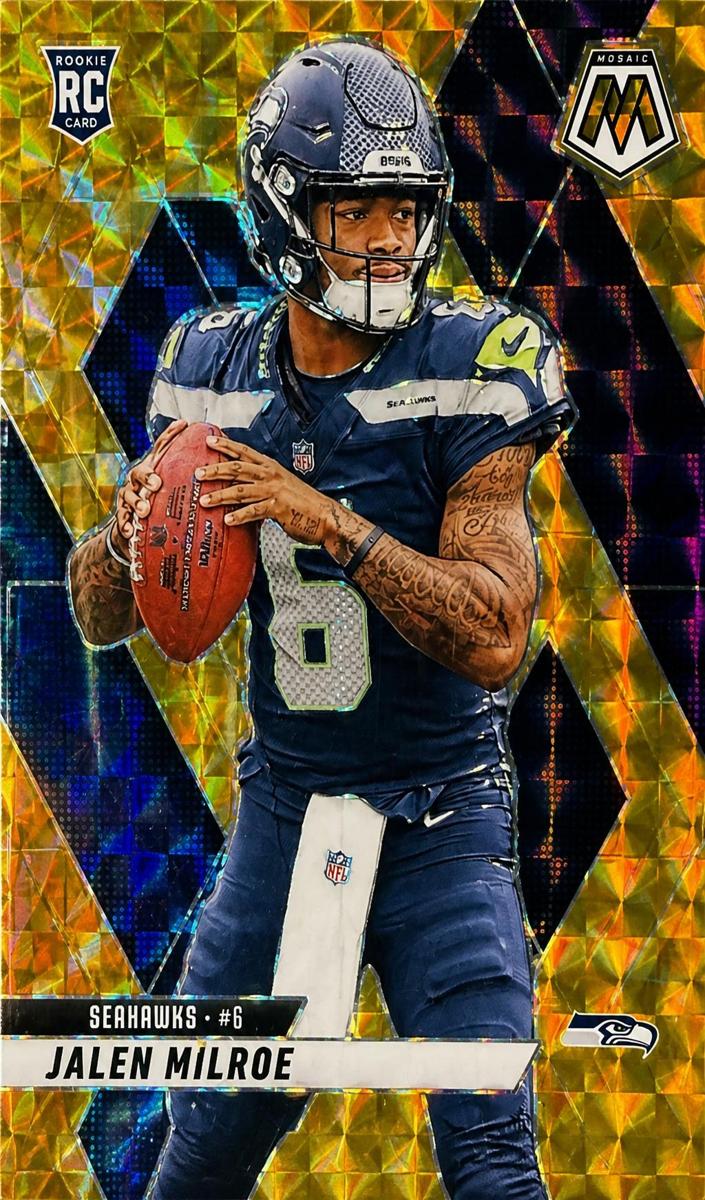 2025 Panini Mosaic Football Gold Jalen Milroe #322