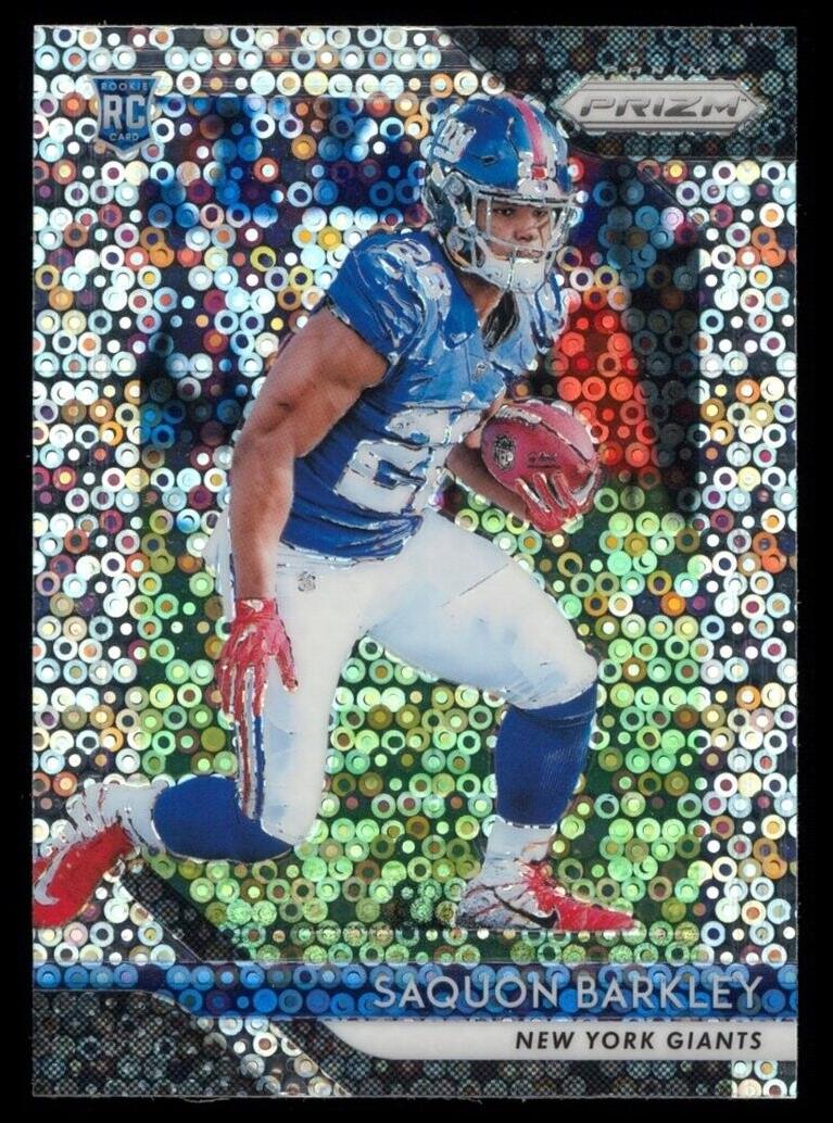 2018 Panini Prizm Football Disco Saquon Barkley #202