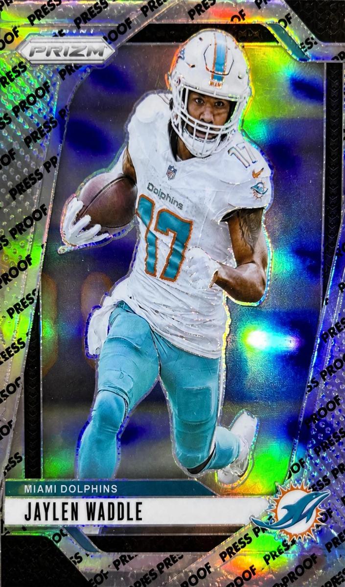2024 Panini Prizm Football Press Proof Jaylen Waddle #178
