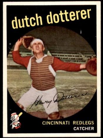 1959 Topps Baseball Dutch Dotterer #288 PSA 7