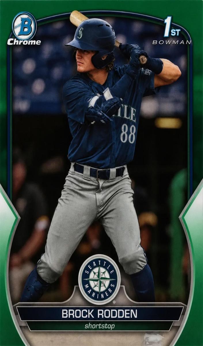 2023 Bowman Draft Chrome Baseball Green Brock Rodden #BDC-171