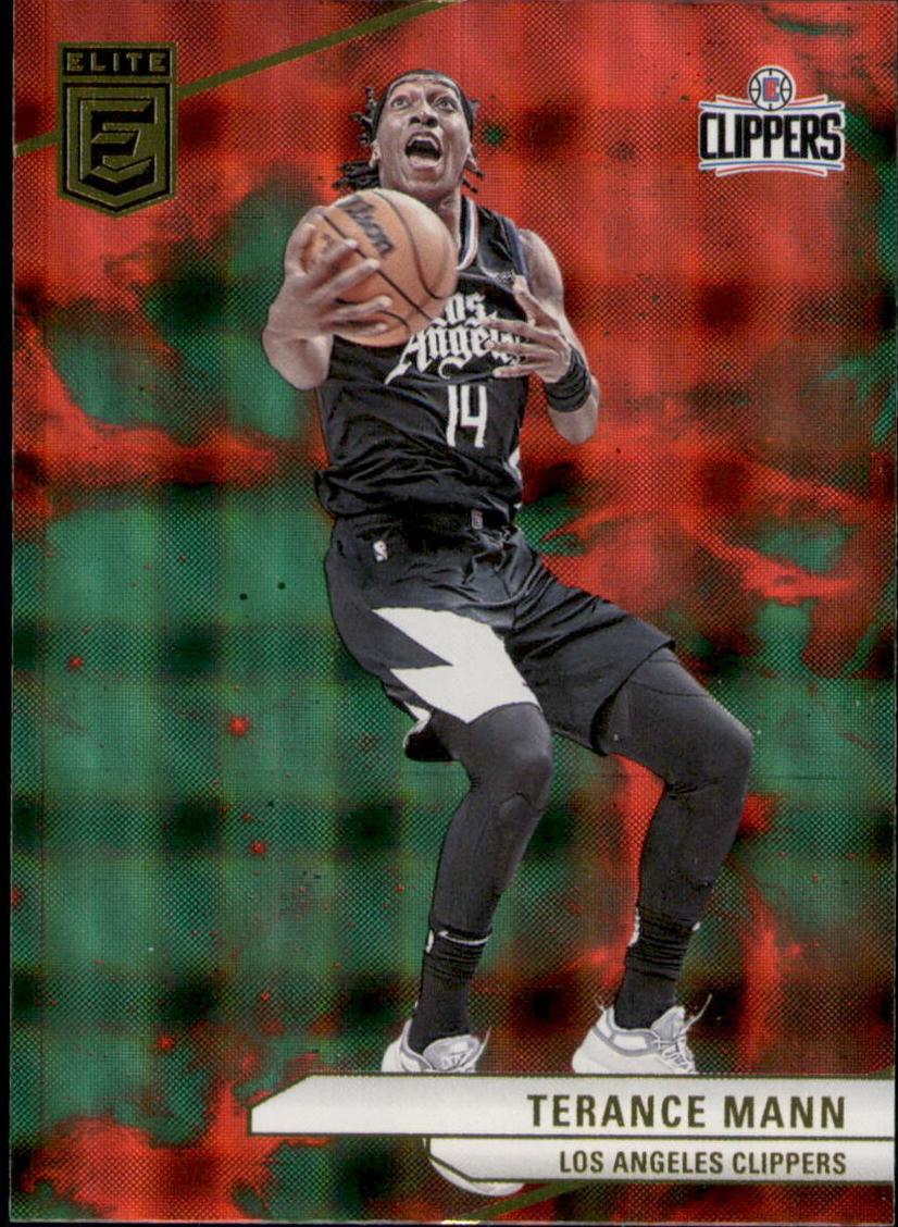 2023 Donruss Elite Basketball International Hyper Red and Green Terance Mann #178