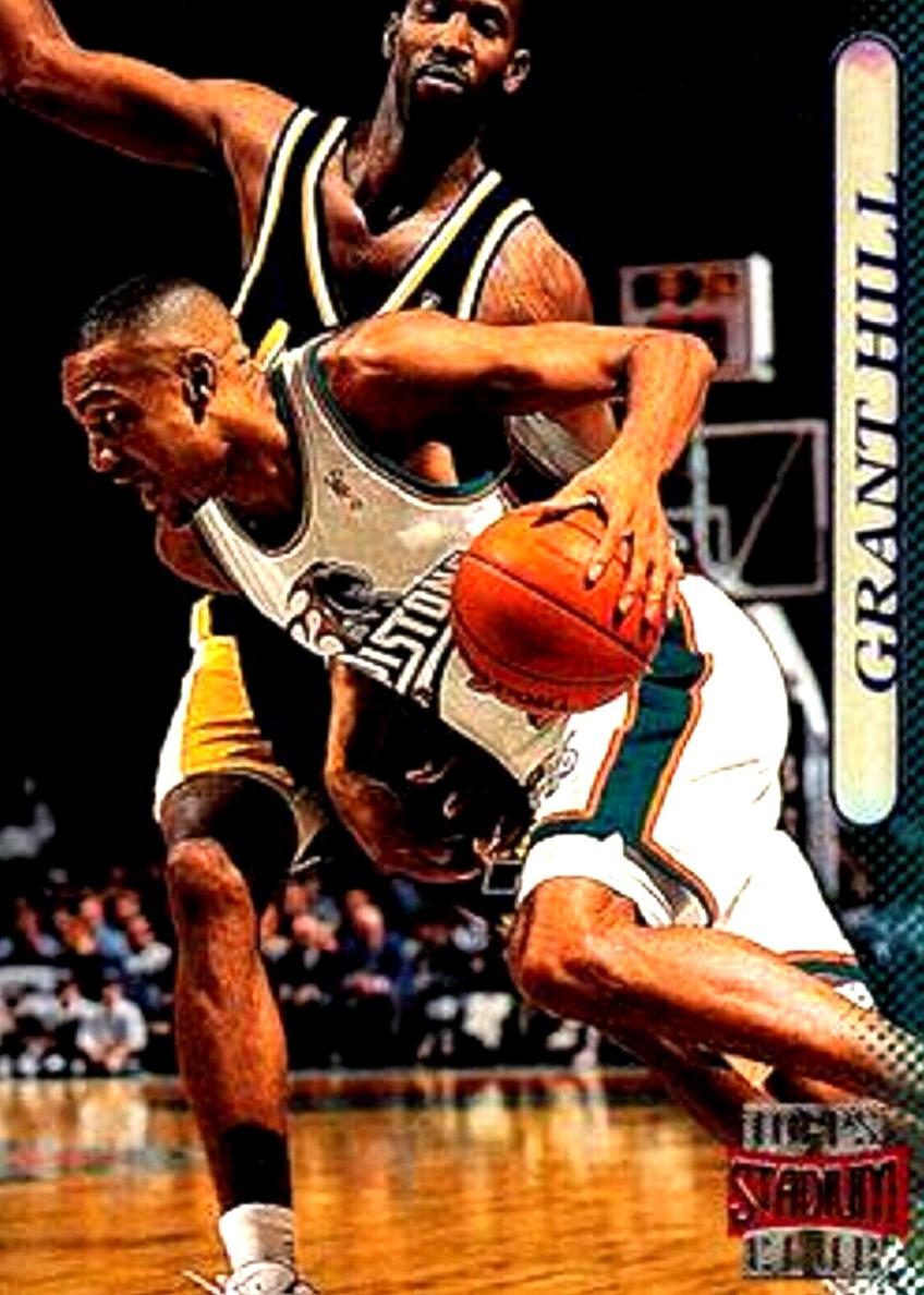 1996 Topps Stadium Club Basketball Grant Hill #99 PSA 10