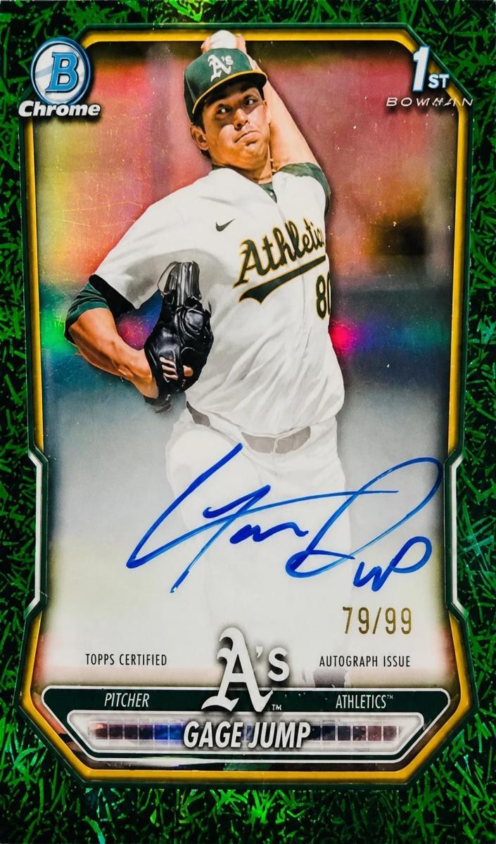 2026 Bowman Baseball Green Grass Refractor Gage Jump #CPA-GJ