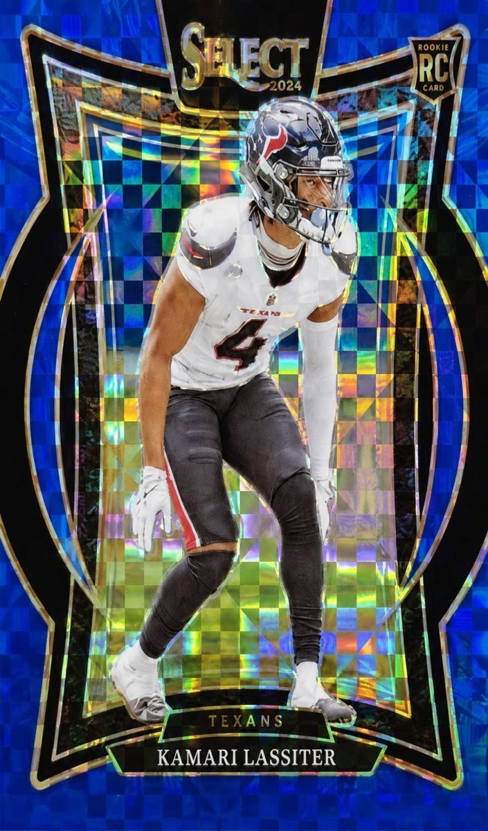 2024 Panini Select Football Blue Kamari Lassiter #77
